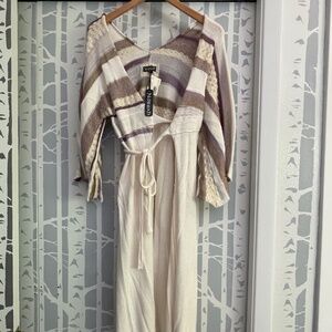 *NWT* NORSAH True Wrap Sweater Dress with 3/4 Length Kimono Sleeve size Medium